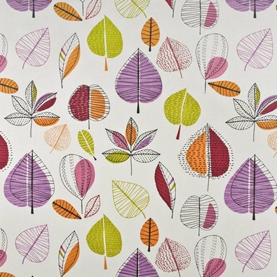 Kasmir Maplewood Park Very Berry in 1400 Multi Cotton  Blend Vine and Flower   Fabric