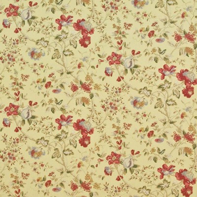 Kasmir Marlwood Floral Gingersnap in GRAND TRADITIONS VOL 1 Brown Upholstery Cotton  Blend Fire Rated Fabric Vine and Flower   Fabric