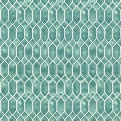 Kasmir Meritage Teal in 5073 Green Upholstery Cotton  Blend Fire Rated Fabric