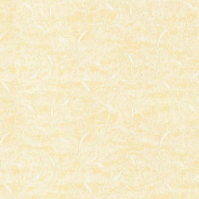 Kasmir Mocambo Straw in 5037 Yellow Upholstery Cotton  Blend Vine and Flower  Scroll   Fabric