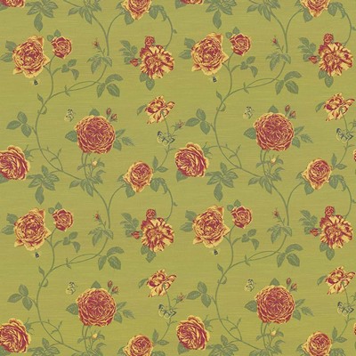 Kasmir Morningside Pear in 1424 Green Upholstery Rayon  Blend Fire Rated Fabric Vine and Flower   Fabric
