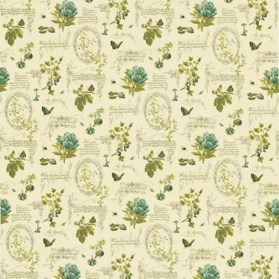 Kasmir Nature Walk Sand in 5107 Beige Cotton  Blend Insect  Vine and Flower   Fabric