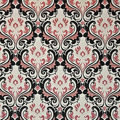 Kasmir Oishii Magic in 1405 Multi Upholstery Rayon  Blend Fire Rated Fabric Classic Damask  Scroll   Fabric