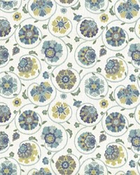 Palampore Garden Aquamarine by   