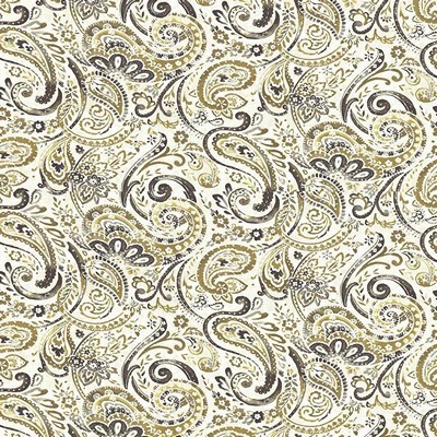 Kasmir Pelletier Desert in 1433 Multi Upholstery Cotton  Blend Fire Rated Fabric Classic Paisley   Fabric