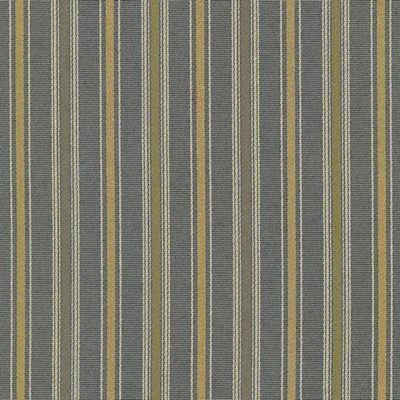 Kasmir Perilla Stripe Twilight in 5067 Brown Upholstery Cotton  Blend Fire Rated Fabric