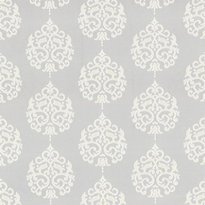 Kasmir Picolino Ivory in IMPRESSIONS Beige Polyester  Blend Fire Rated Fabric Classic Damask  NFPA 701 Flame Retardant  Ethnic and Global   Fabric