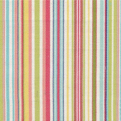 Kasmir Pixie Stripe Horizon in 1388 Multi Upholstery Cotton  Blend Fire Rated Fabric