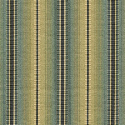 Kasmir Placitas Stripe Adriatic in GRAND TRADITIONS VOL 2 Brown Upholstery Cotton  Blend Fire Rated Fabric