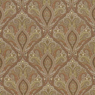 Kasmir Prati Paisley Platinum in 5079 Silver Upholstery Cotton  Blend Fire Rated Fabric Classic Damask  Trellis Diamond  Classic Paisley  Ethnic and Global   Fabric
