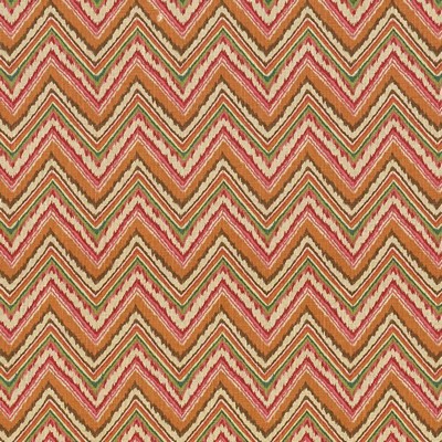 Kasmir Precipitous Gypsy in 5070 Multi Upholstery Linen  Blend Fire Rated Fabric Zig Zag   Fabric