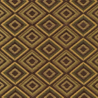 Kasmir Primeaux Diamond Olivewood in 1398 Green Upholstery Polyester  Blend