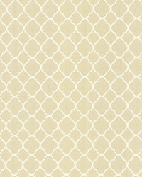 Kasmir Quatrefoil Maze Parchment Fabric
