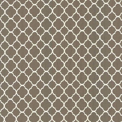 Kasmir Quatrefoil Maze Patina in 5085 Green Upholstery Cotton  Blend Fire Rated Fabric