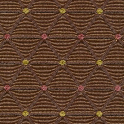 Kasmir Quip Truffle in TUEXDO PARK Brown Upholstery Cotton  Blend Fire Rated Fabric Diamonds and Dot   Fabric