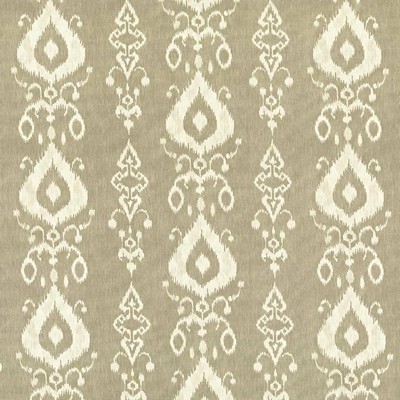 Kasmir Raga Ikat Sand Dollar in 5062 Beige Upholstery Cotton  Blend Fire Rated Fabric Trellis Diamond  Ethnic and Global   Fabric