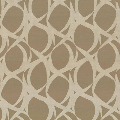 Kasmir Ravello Dove in 1428 Grey Polyester  Blend Geometric  Scroll   Fabric