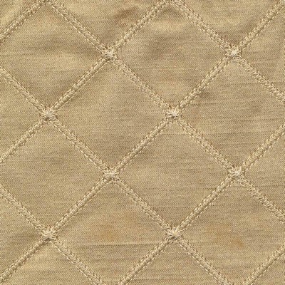 Kasmir Rickonda Diamond Wheat in GRAND TRADITIONS VOL 1 Brown Cotton  Blend Fire Rated Fabric Crewel and Embroidered   Fabric