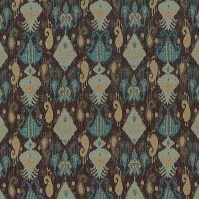 Kasmir Rio Chama Mocha in 1420 Brown Upholstery Polyester  Blend Fire Rated Fabric Classic Paisley  Ethnic and Global   Fabric