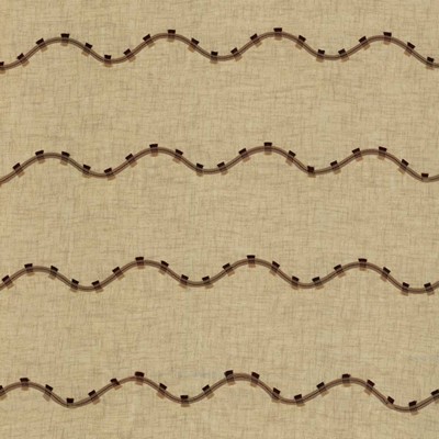 Kasmir Rollercoaster Natural in 1444 Beige Polyester  Blend Crewel and Embroidered   Fabric