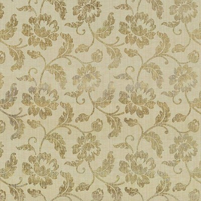 Kasmir Rothchild Damask Gold in 1417 Gold Upholstery Polyester  Blend Fire Rated Fabric Vine and Flower   Fabric
