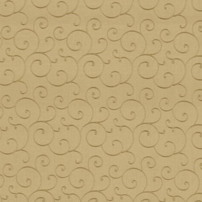 Kasmir Scrolltop Linen in IMPRESSIONS Beige Polyester  Blend Crewel and Embroidered  Scroll   Fabric