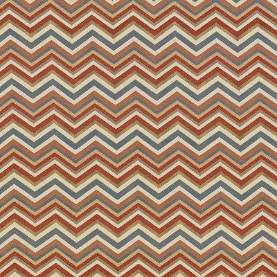 Kasmir Shimizu Jewel in 5071 Multi Upholstery Polyester  Blend Fire Rated Fabric Zig Zag   Fabric