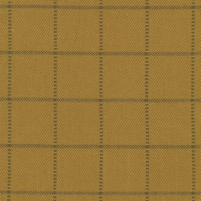 Kasmir Skylar Check Oro in 5069 Brown Upholstery Cotton  Blend Fire Rated Fabric Plaid and Tartan  Fabric