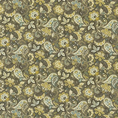 Kasmir Splurge Clay in 5062 Orange Upholstery Linen  Blend Fire Rated Fabric Vine and Flower  Classic Paisley   Fabric