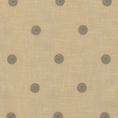 Kasmir Spot The Dots Desert in 1437 Brown Upholstery Polyester  Blend Fire Rated Fabric Crewel and Embroidered  Polka Dot   Fabric