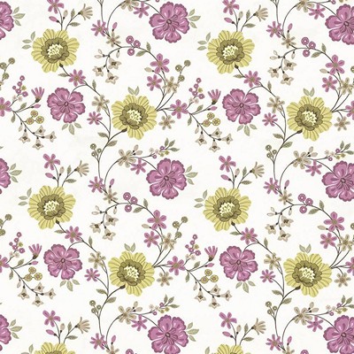 Kasmir Spring Break Heather in 1425 Multi Cotton  Blend Vine and Flower  Classic Paisley   Fabric