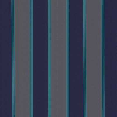 Kasmir St Martin Stripe Royal in 8003 Multi Upholstery Polyester  Blend Fire Rated Fabric NFPA 701 Flame Retardant   Fabric