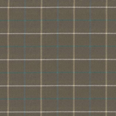 Kasmir Steinbeck Check Capri in 1446 Blue Upholstery Polyester  Blend Plaid and Tartan  Fabric