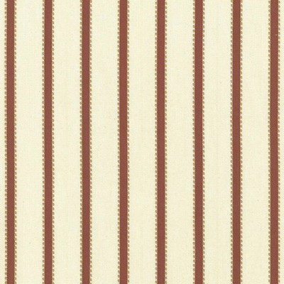 Kasmir Stripe Delight Cinnabar in 5070 Orange Upholstery Cotton  Blend Fire Rated Fabric