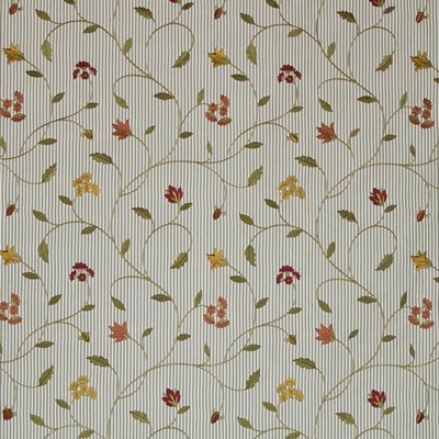 Kasmir Sunnydale Garden in GRAND TRADITIONS VOL 1 Brown Upholstery Polyester  Blend Fire Rated Fabric Crewel and Embroidered  Floral Faux Silk  Vine and Flower   Fabric