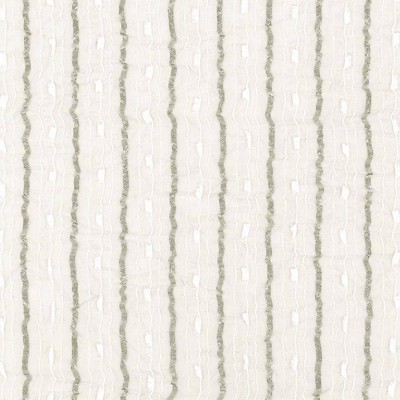 Kasmir Sway Silver in SHEER SIMPLICITY Silver Polyester  Blend Fire Rated Fabric NFPA 701 Flame Retardant   Fabric