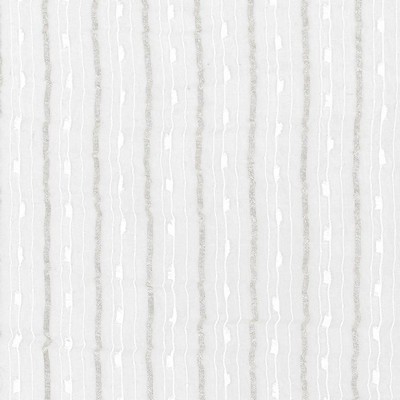 Kasmir Sway White in SHEER SIMPLICITY White Polyester  Blend Fire Rated Fabric NFPA 701 Flame Retardant   Fabric