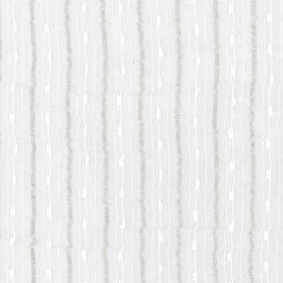 Kasmir Sway White in SHEER SIMPLICITY White Polyester  Blend Fire Rated Fabric NFPA 701 Flame Retardant   Fabric