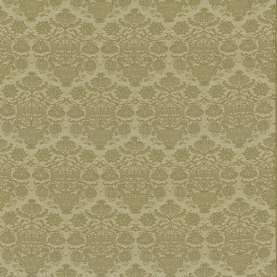 Kasmir Tallaway Manor Lemongrass in 1436 Green Upholstery Rayon  Blend Fire Rated Fabric Classic Damask  Jacobean Floral   Fabric
