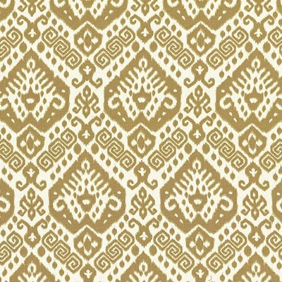 Kasmir Tangier Ikat Maize in 1434 Yellow Upholstery Linen  Blend Fire Rated Fabric Classic Damask  Ethnic and Global   Fabric