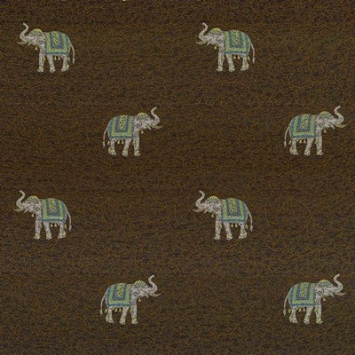 Kasmir Tantor Bronze in 1424 Gold Upholstery Rayon  Blend Fire Rated Fabric Ethnic and Global   Fabric