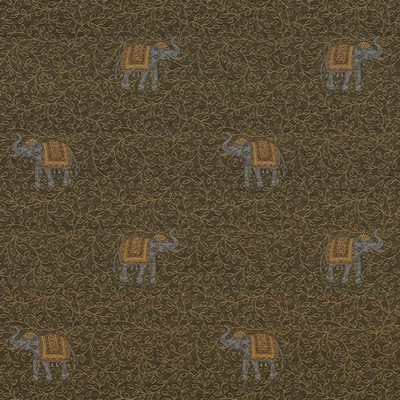 Kasmir Tantor Sepia in 1424 Brown Upholstery Rayon  Blend Fire Rated Fabric Ethnic and Global   Fabric