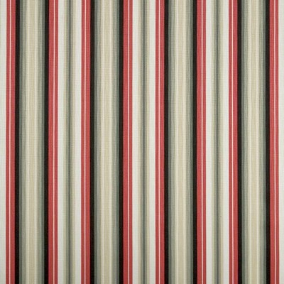 Kasmir Tilden Stripe Peppercorn in 1399 Multi Upholstery Cotton  Blend Fire Rated Fabric