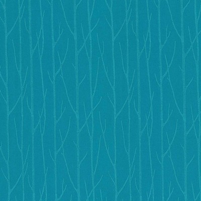 Kasmir Timberline Teal in 1429 Green Polyester  Blend Crewel and Embroidered  Vine and Flower   Fabric