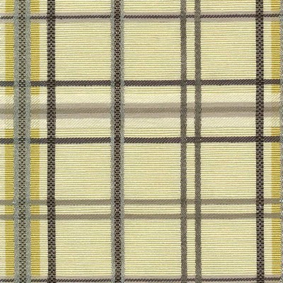 Kasmir Tobago Plaid Dove in HIGH SOCIETY Grey Upholstery Cotton  Blend Fire Rated Fabric
