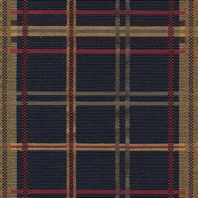 Kasmir Tobago Plaid Heraldic in HIGH SOCIETY Multi Upholstery Cotton  Blend Fire Rated Fabric