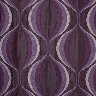 Kasmir Tranquility Purple in 1400 Purple Polyester  Blend Trellis Diamond   Fabric