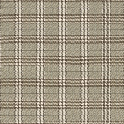 Kasmir Tuckerton Sand in 1433 Beige Upholstery Cotton  Blend Fire Rated Fabric Plaid and Tartan  Fabric