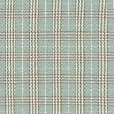 Kasmir Tuckerton Surf in 1436 Multi Upholstery Cotton  Blend Fire Rated Fabric Plaid and Tartan  Fabric