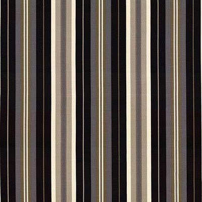Kasmir Twitter Stripe Black in 1416 Black Upholstery Linen  Blend Fire Rated Fabric